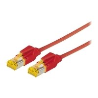 Cordon RJ45 sur câble catégorie 7 S/FTP LSOH snagless rouge - 15 m