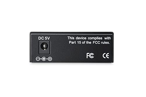 Digitus DN-82130 convertisseur de support réseau 1000 Mbit/s Noir