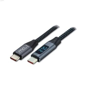 MCL Type C digital display mesh cable 100W 5A - 2m