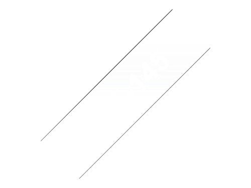 BROTHER P-TOUCH TZE-145 blanc sur clear 18mm