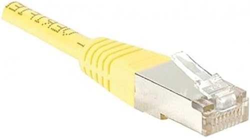 Cordon RJ45 catégorie 6A F/UTP jaune - 10 m