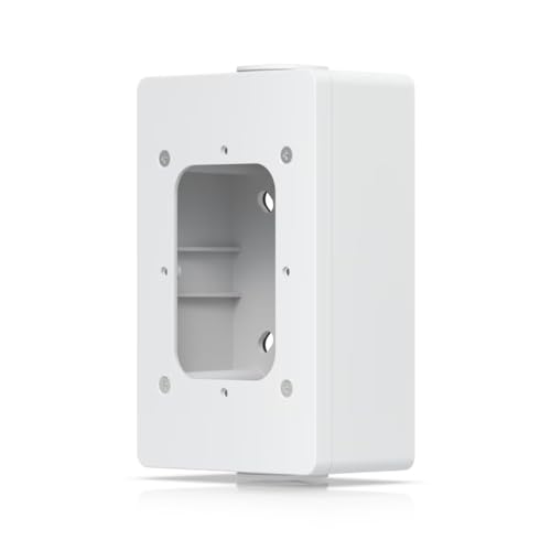 Ubiquiti UACC-Reader-JB-W Boîtier de jonction pour lecteurs d'acces UniFi et visualiseurs d'interphone qui supportent les surfaces planes.