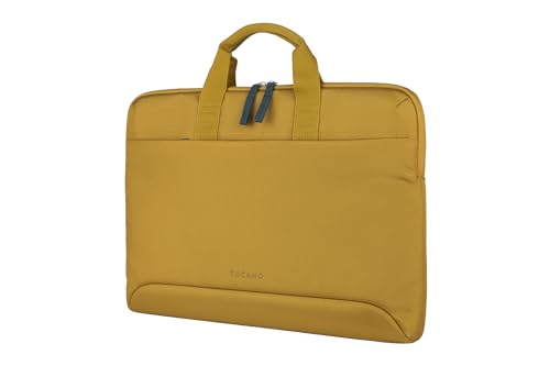 Tucano, smilz, sac fin 14-15,6" moutarde-bleu