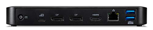 ACER USB Type-C Dockingstation III 85W charging Rear 2xDP 1.4++ HDMI 2.0 RJ45 2xUSB 3.1 Gen2 Front 2xUSB 3.1 1xType-C 3.5mm Audio