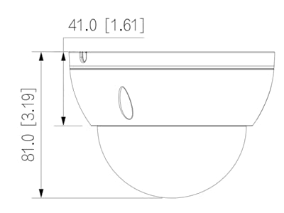 DAHUA- Caméra dôme 4 Mps DH-IPC-HDBW2441E-S