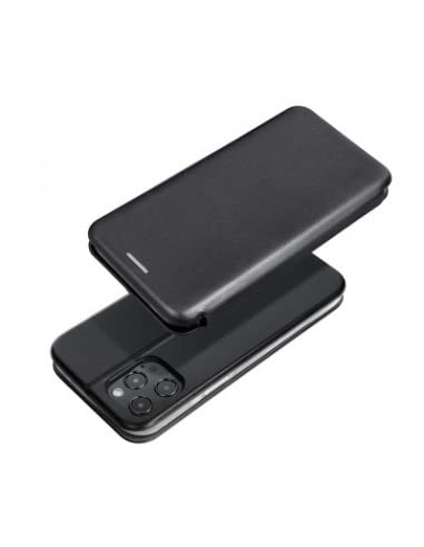 Étui à Rabat Similicuir pour iPhone 13 Mini - Noir (En Vrac)
