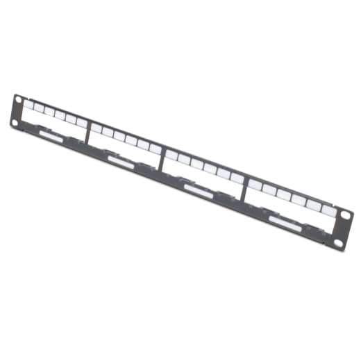 APC Data Distribution 1U Panel Holds 4 each Data Distribution Cables for a Total of 24 Ports