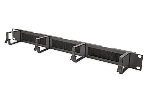 Digitus Panneau de rangement de câbles avec anneaux pour armoires de 483 mm (19 po), 1 UH
