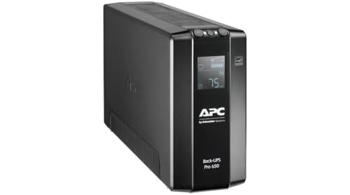 APC Back-UPS Pro BR650MI UPS AC 230V 390Watt 650VA USB output connectors 6 Black