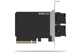 ICYDOCK Double Rack amovible SSD NVMe sur slot PCIe 4.0 x8