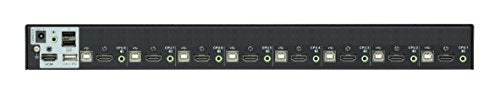 ATEN CS1798-AT-G commutateur écran, clavier et souris Noir