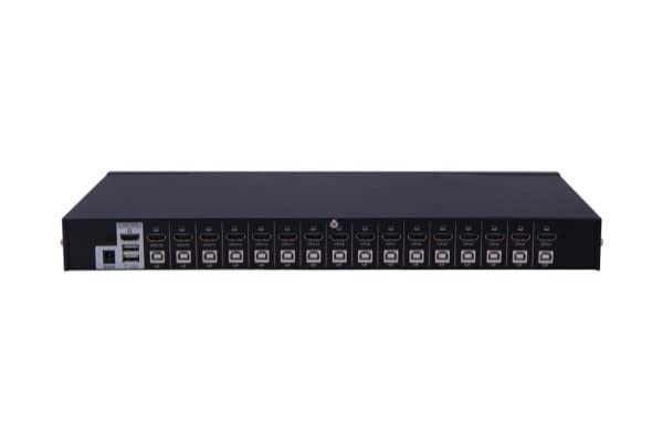 DEXLAN KVM SWITCH 16 Ports HDMI 4K/ USB 2.0 avec câbles