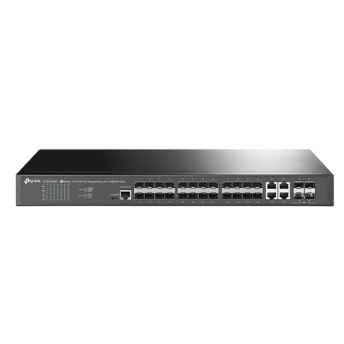 TP-Link SG3428XF (TL-SG3428XF) JetStream™ 24-Port SFP L2+ Managed Switch with 4 10GE SFP+ Slots