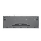 CHERRY Clavier Stream Protect AZERTY USB blanc