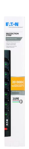EATON Protection surtension - 2500 W - 6 sorties 220 - 250 V - Noir,Blanc (PS6D)