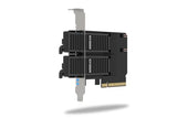 ICYDOCK Double Rack amovible SSD NVMe sur slot PCIe 4.0 x8