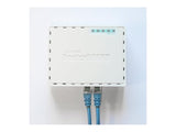 Mikrotik RB750GR3 Routeur connecté Gigabit Ethernet Turquoise, Blanc