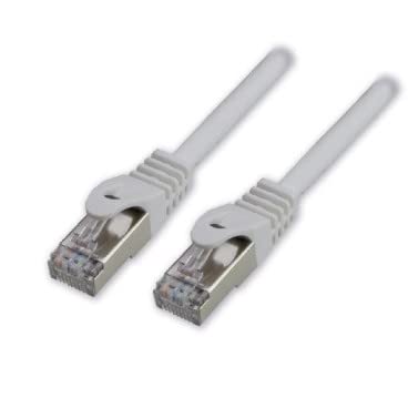 MCL CAT6A S/FTP LSZH Patch cable - 1m White