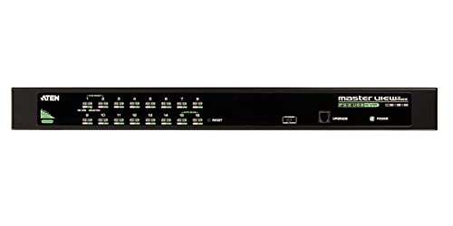 ATEN CS1316-AT-G commutateur écran, clavier et souris Grille de montage Noir