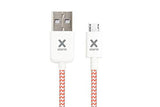 Cordon USB-A vers micro USB-B 1,0 m - Nylon tissé