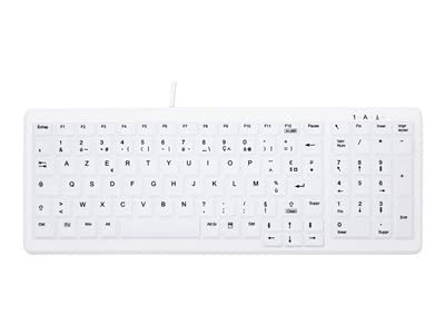 CHERRY Clavier AK-C7000 USB IP65 blanc (FR)