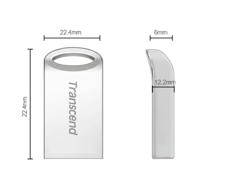 Cle USB 3.0 TRANSCEND JetFlash 710 - 32Go Gris