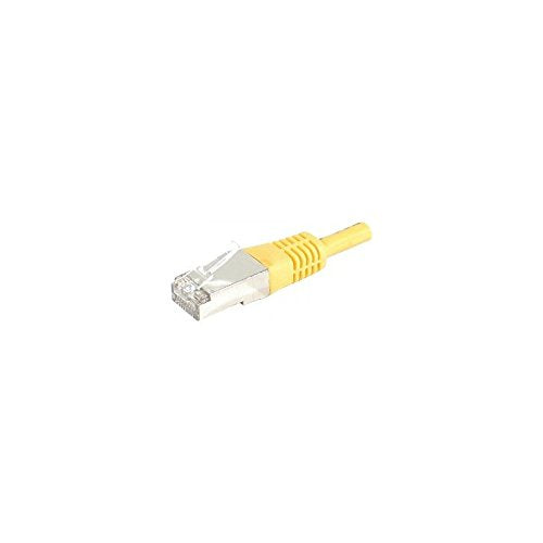 Cordon RJ45 catégorie 6 S/FTP jaune - 30 m