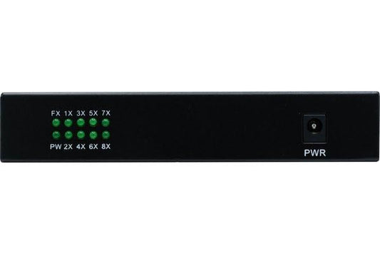 Switch 8 ports 10/100 et convertisseur fibre optique 100FX SC Monomode 25Km