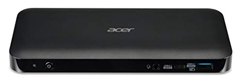 ACER USB Type-C Dockingstation III 85W charging Rear 2xDP 1.4++ HDMI 2.0 RJ45 2xUSB 3.1 Gen2 Front 2xUSB 3.1 1xType-C 3.5mm Audio