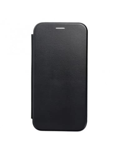 Étui à Rabat Similicuir pour iPhone 12 / 12 Pro - Noir (En Vrac)