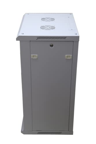 Extralink 18U 600X600 WALL-MOUNTED RACKMOUNT CABINET BLACK Rack monté sur le mur Noir