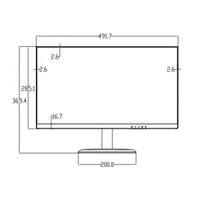 DAHUA- Moniteur VDS 22" DHI-LM22-H200