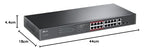 TP-Link TL-SL1218MP Switch 16P 10/100 PoE+192W 2 Giga 2 SPF