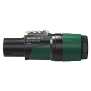 Fiche Speakon 4 points serie X diametre small