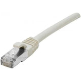 Cordon RJ45 catégorie 6A S/FTP LSOH snagless gris - 1 m