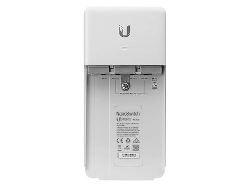 Ubiquiti N-SW Networks NanoSwitch Gigabit Ethernet (10/100/1000) Connexion Ethernet, supportant l'alimentation via ce port (PoE) Blanc