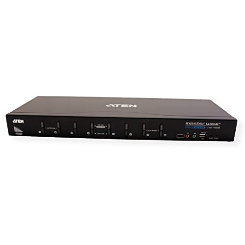 Aten CS1768 - Switch KVM DVI/USB + Audio 8 ports Single Link