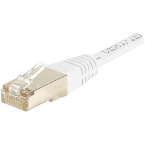 Cordon RJ45 catégorie 6 F/UTP blanc CCA - 2 m