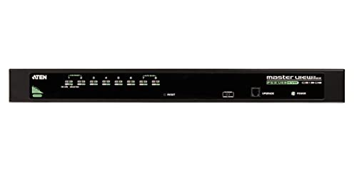 ATEN CS1308-AT-G commutateur écran, clavier et souris Grille de montage Noir