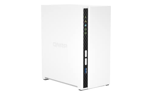 QNAP TS-233 2 bay ARM 2.0GHz Quad core 2xSATA 6Gb/s 2Go RAM on-board 1xGbE 1xUSB3.2 Gen1 and 2xUSB2.0