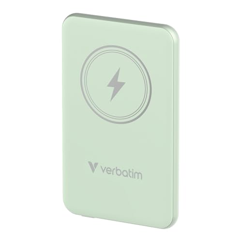 VERBATIM CHARGE N GO MAGNETIC WIRELESS POWER BANK 10000 BLUE WCF (P)