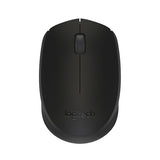 LOGITECH M171 Mouse right and left-handed wireless 2.4 GHz USB wireless receiver black blue