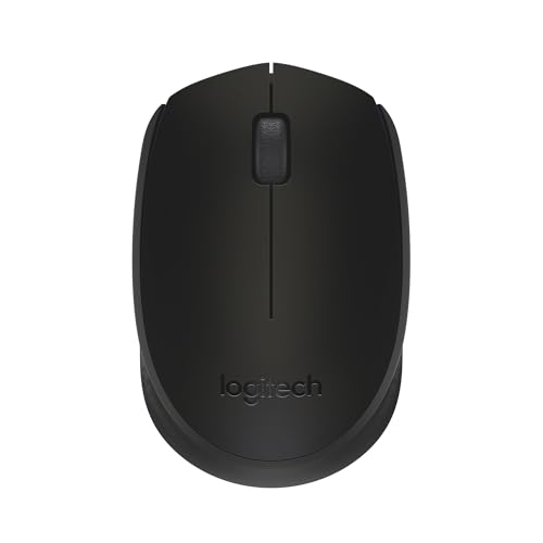 LOGITECH M171 Mouse right and left-handed wireless 2.4 GHz USB wireless receiver black blue