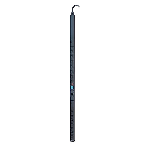APC Metered Rack PDU ZeroU 2G Rack AC 100/120V 2880VA RS-232 input NEMA L5-30 output connectors 24 2.9m cord Black