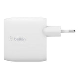 BELKIN BOOST CHARGE 24w USB-A Dual Wall Charger w/ 1m A-C White