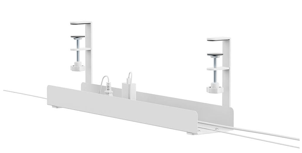 NEOMOUNTS Cable Management Tray max 5kg. clamp-on design universal white