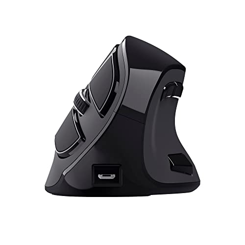 TRUST Souris sans fil ergonomique VOXX Rechargeable - Noire