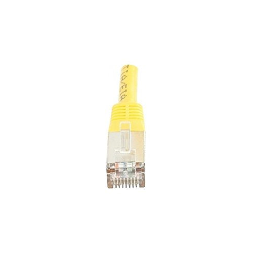 Cordon RJ45 catégorie 6 S/FTP jaune - 0,7 m