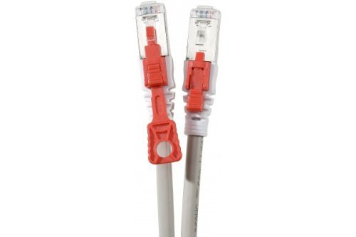 Cordon RJ45 catégorie 6 S/FTP à verrouillage gris - 5 m