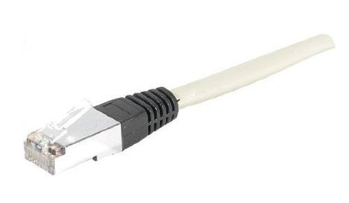 Cordon RJ45 croisé catégorie 6 S/FTP gris - 1,5 m